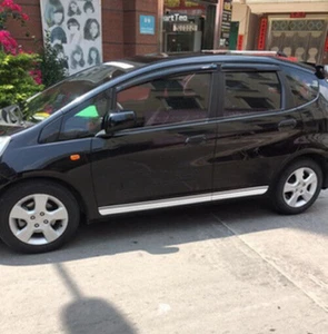 Car Sticker Rally Stripe White for JAZZ  FIT Vinyl Lower Door Panel Decal ZC1399 - Foto 1 di 5