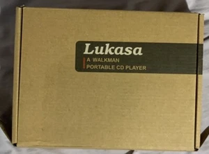 Lukasa Portable Bluetooth CD Player Built-in Speaker, Rechargeable Stereo - Picture 1 of 8