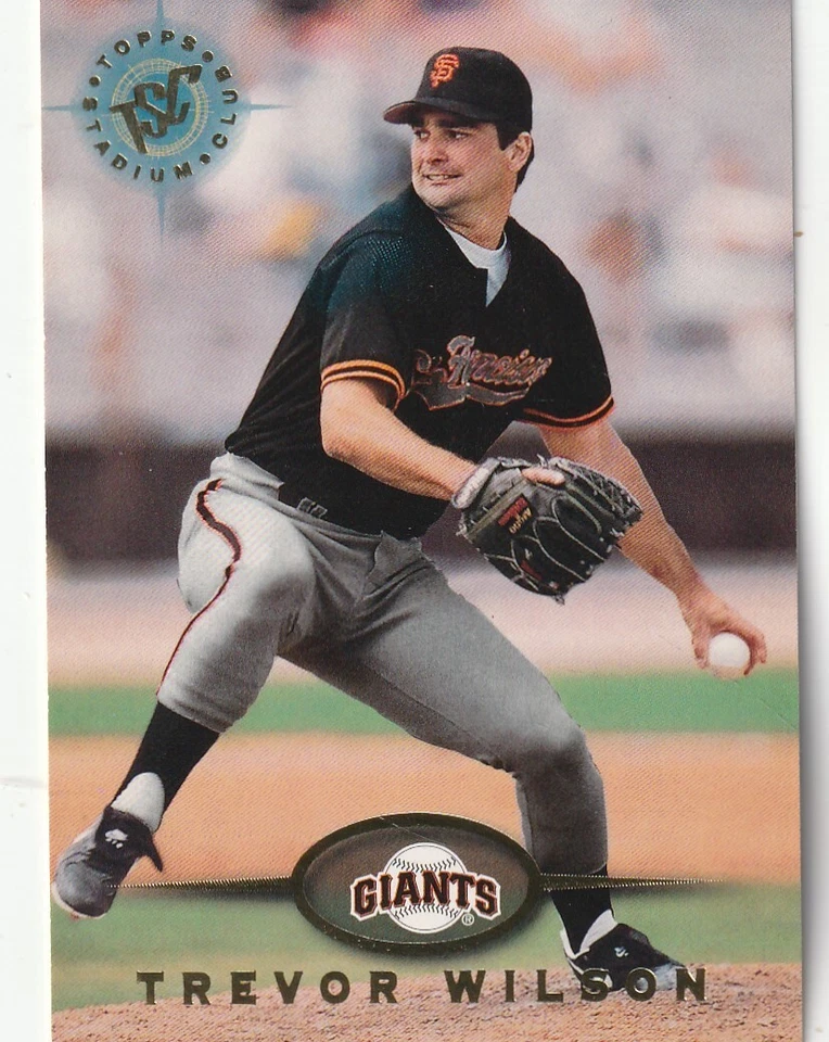 FREE SHIPPING-MINT-1995 Topps Stadium Club Trevor Wilson #582 GIANTS - Image 1 of 1