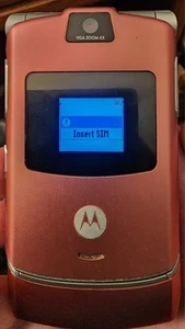 Motorola RAZR V3 Cingular - Pink and Silver - Picture 1 of 9