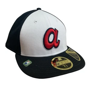 New Era Atlanta Braves Batting Practice Low Profile 59FIFTY Hat Size 7 3/8 - Picture 1 of 12