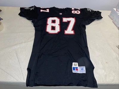 Camiseta deportiva Russell 1992 auténtica edición del equipo James Milling Atlanta Falcons limpia NFL Foto 1 de 4