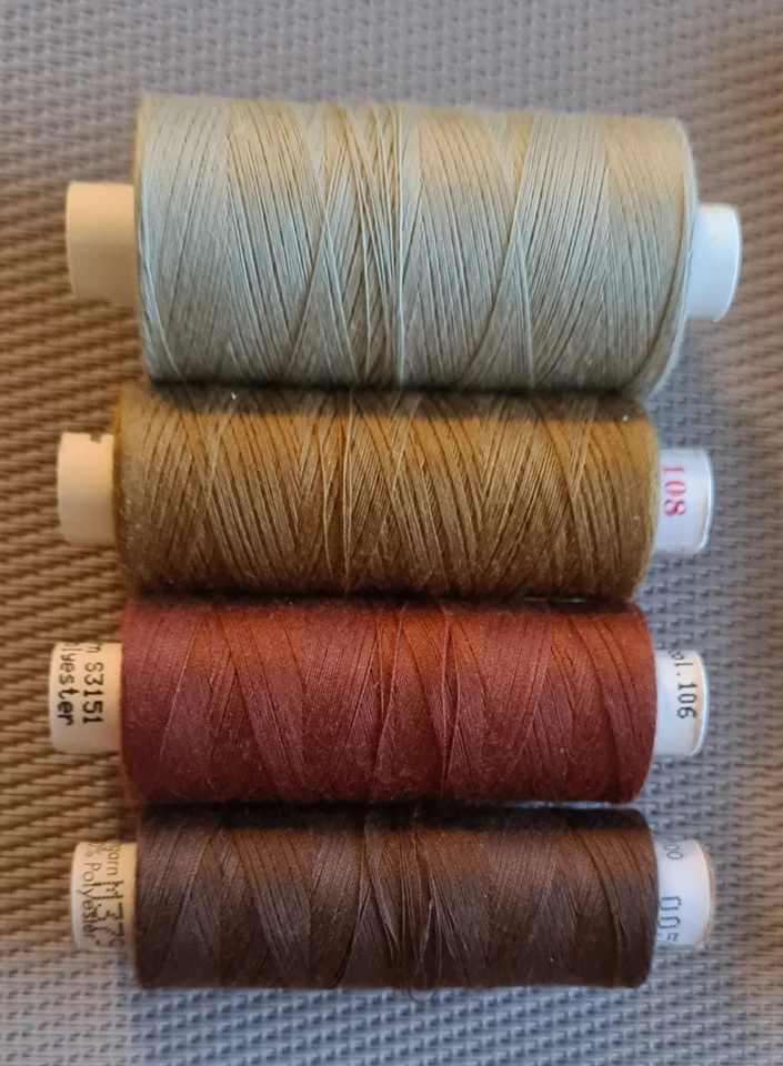 Nähgarn  4x Mettler Amann Troja - 100% Polyester No. 100 - 500 m diverse Farben - Bild 1 von 1