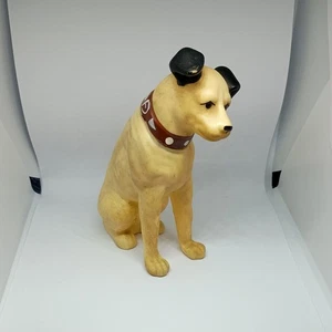 Nipper Dog Figure Victor Japan Sofubi Vintage 15cm Retro Pubblicità Giocattolo Raro - Foto 1 di 9
