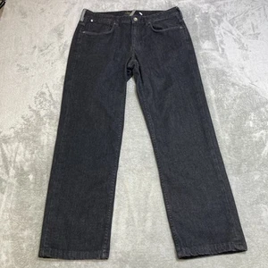 Tommy Bahama Denim Jeans Authentic Fit Mens 33x29 Black Cotton Poly Stretch - Picture 1 of 18