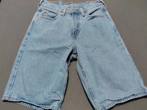 Levi's 469 Blue Jean Shorts Men 29x11 Denim Bermuda Outdoor Classic Cotton 70's - Picture 1 of 11