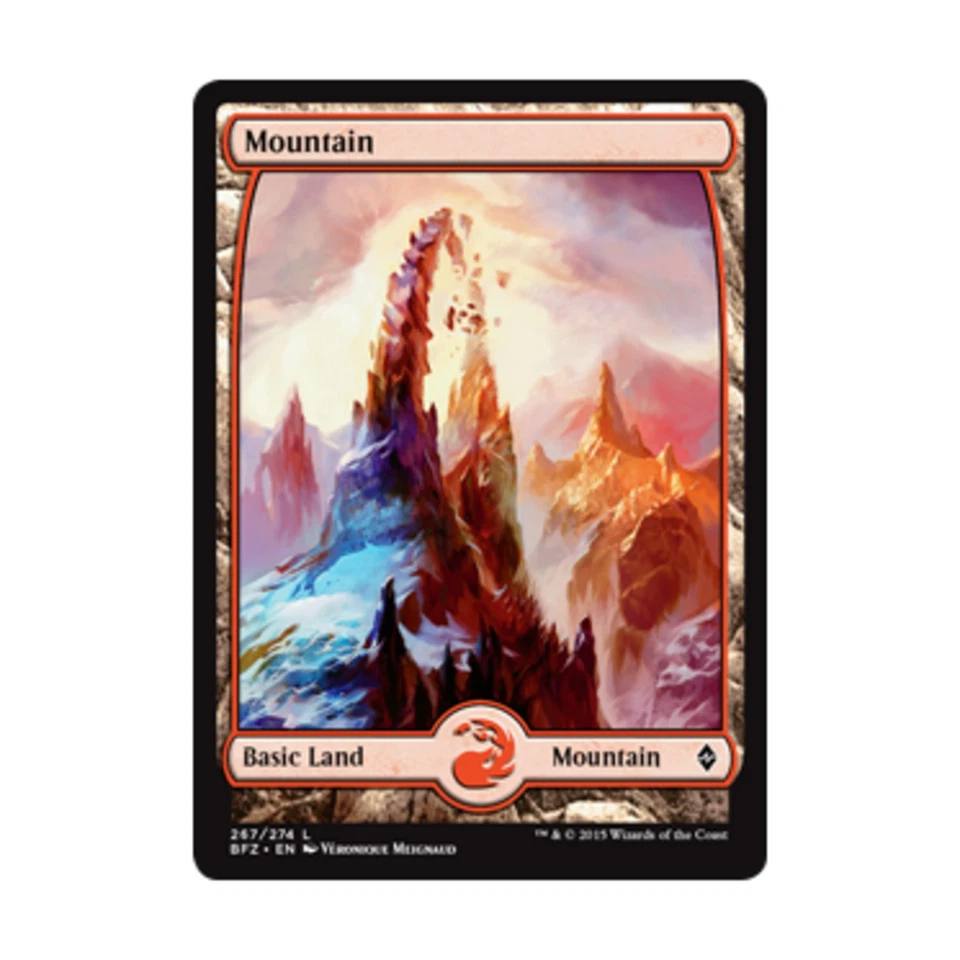 WOTC MTG Battle for Zendikar Mountain #267 (Expanded Border) (C) (Foil) NM - Image 1 of 1