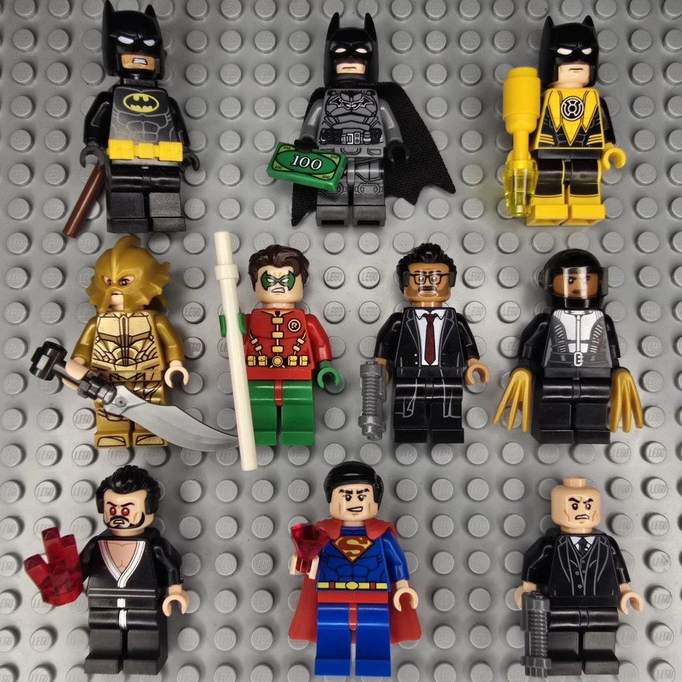 Lego DC Super Heroes Minifigures Lot and Accessories - Image 1 of 1