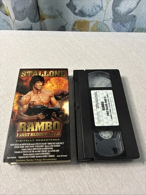 Artisan Home Entertainment Rambo First Blood Pt 2 1999 VHS **Buy 2 Get 1 Free** - Image 1 of 4