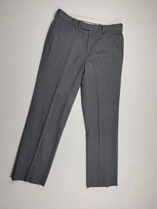 Brooks Brothers 1818 Madison Wollhose Herren 32x30 grau formell gerade adrett - Bild 1 von 10