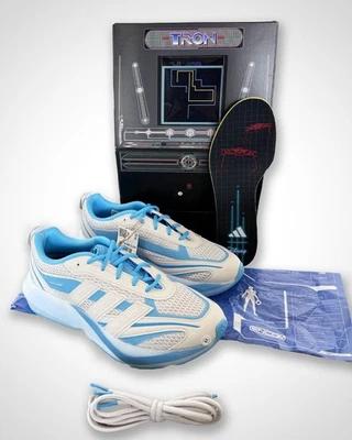 adidas Disney ADIDAS X TRON ARES LIGHTBLAZE Kevin Flynn HQ5058 Men's Shoes NEW - Image 1 of 4