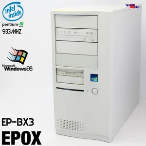 2X ISA SLOT Ordinateur EPOX EP-BX3 PC PARALLÈLE PENTIUM 3 III 933MHZ WINDOWS 98 - Afbeelding 1 van 7