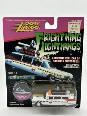 ВИНТАЖНЫЙ Johnny Lightning Frightning Lightnings Ghostbusters II ECTO 1A новый из старых запасов 1997 - Изображение 1 из 4