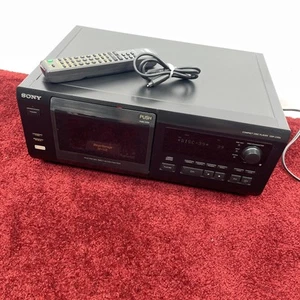 Sony CDP-CX55 50+1 Mega Compact Disc Storage Changer CD Player w/ Remote *VIDEO - Picture 1 of 15