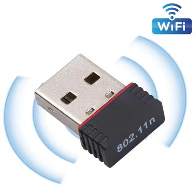 USB-WLAN-Adapter 150 Mbps Mini-Dongle für PC, kompatibel mit Windows und Linux - Bild 1 von 3