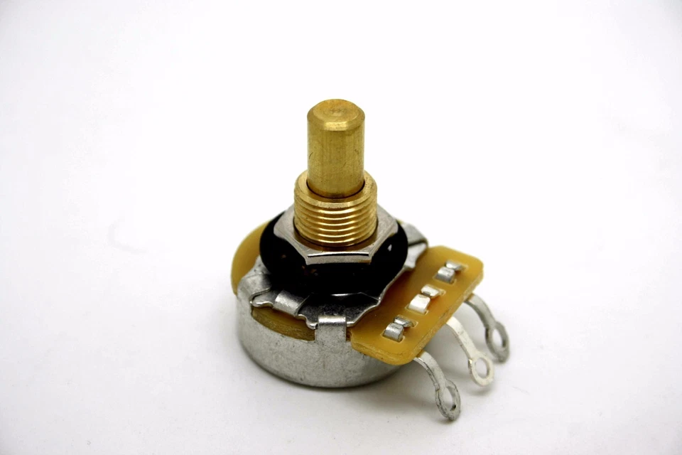 CTS TAD 450GT A1M 1M LOGARITHMIC AUDIO POTENTIOMETER SOLID SHAFT TRUE VINTAGE - Bild 1 von 1