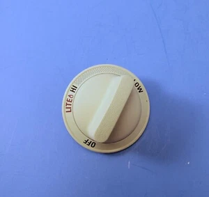 WB3K5265 GE Gas Range Knob- Almond; KN-7a2 - Picture 1 of 3
