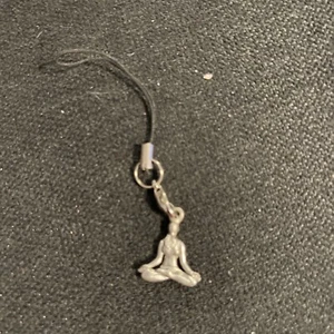 Silver Yoga, Meditation, Namiste Charm Pendant See Details - Picture 1 of 2