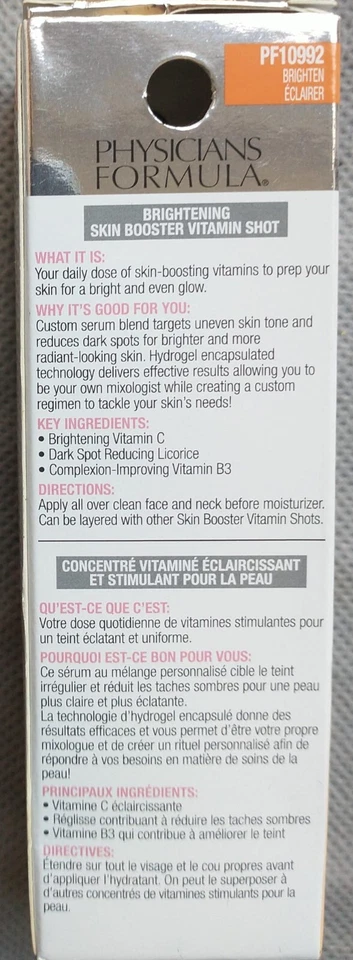Physicians Formula Brighten Skin Booster Vitamin Shot 1fl Oz
