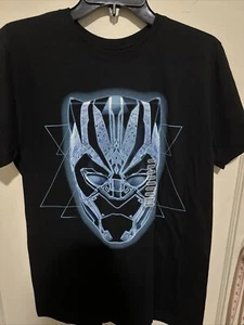 Marvel Men's Marvel Black Panther Short Sleeve T Shirt Size M Black Graphic Tee - Picture 1 of 6