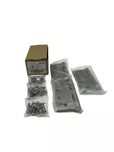 3er Box Best 4,5 Zoll x 4,5 Zoll Chrom Türscharniere mit Schrauben FBB179 Neu - Bild 1 von 2