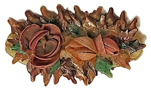 Celluloid SEA SHELL CLUSTER Brooch Vintage 1940/50s Pin - Picture 1 of 4