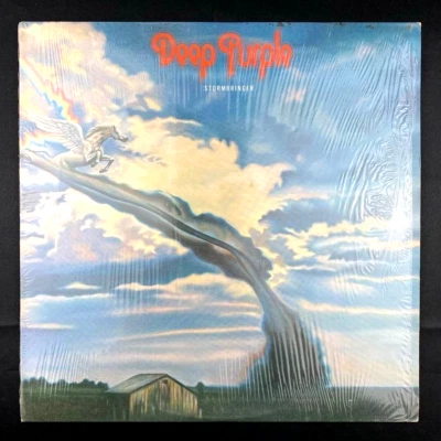 Deep Purple ‎Stormbringer vinyl record LP 12" album w/ Shrink 33 RPM, NM M- - Image 1 of 4