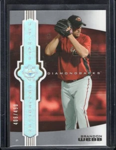 2007 Ultimate Collection #6 Brandon Webb 406/450 NM-MT , Free Shipping - Picture 1 of 2