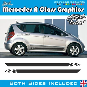 Mercedes A Klasse Sport Streifen Aufkleber Sticker Grafik AMG A45 020 - Bild 1 von 5