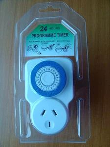 Electric Timer switch programable, 24 Hrs. Cycle, for domestic appliances. - Picture 1 of 5