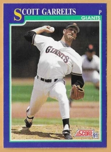 SCOTT GARRELTS SAN FRANCISCO GIANTS #551 - PUNTUACIÓN CASI NUEVA- COMO NUEVO 1991 - Imagen 1 de 2