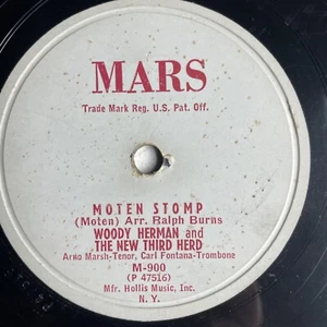 10" 78 RPM-Woody Herman-Beau Jazz/Moten Stomp/Mars M-900 - Picture 1 of 4