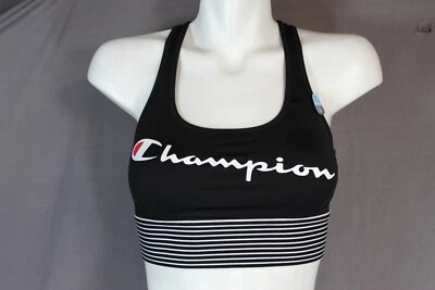 Champion Wireless Unlined Black Pull Over Sport Bra Size Small - Image 1 of 4