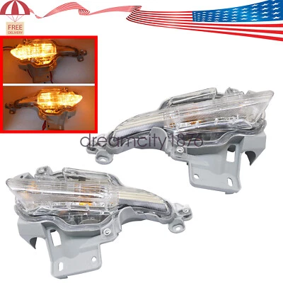 2Pcs Front Left & Right Side Turn Signal Light For 2017-2018 Mazda 3 / 3 Sport - Image 1 of 4