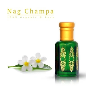Nag Champa Attar / Nag Champa Perfume Oil Pure 100% Organic (10ML - 100ML) - Picture 1 of 2