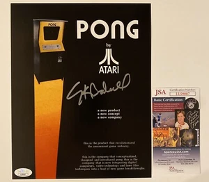 Nolan Bushnell Signed 8x10 Photo Pong Atari Creator RARE JSA COA - Picture 1 of 3