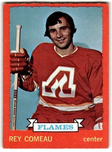 1973-74 O-Pee-Chee Rey Comeau #29 Atlanta Flames