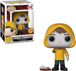 Funko Pop! Movies IT Georgie Denbrough Chase Edition #536 Scatola Danneggiata - Foto 1 di 1