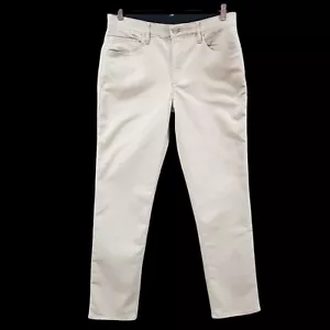 Calvin Klein Chino Pants Slim Fit Men's Size 34X32 Beige Career Casual - Picture 1 of 11