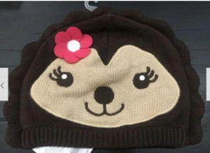 Nuevo SOMBRERO Gymboree niñas talla 2-3 2t 3t 4-5 4t 5t oso de peluche erizo - Imagen 1 de 1