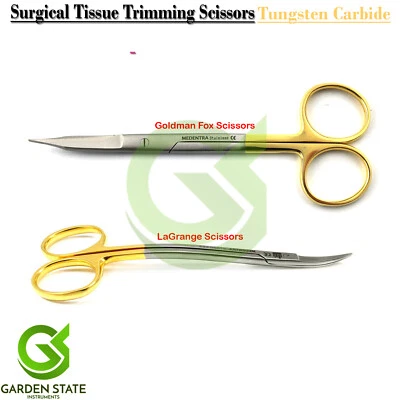 Dental LaGrange Scissors TC Goldman Fox Scissors Tissue Trimming Surgical Shears - Image 1 of 4