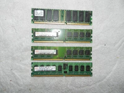 SamS PC2100U-25330-AD Ram 2 EA HYNIX PC2-4200U-444-12  1 HYNIX 2GB 2RX8PC25300P - Image 1 of 4