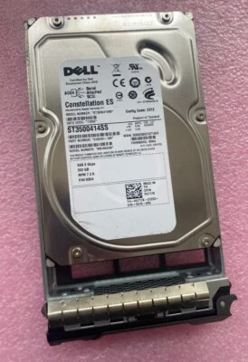 Dell Constellation ES ST3500414SS 500GB SATA / 16MB Cache 7200RPM 3.5" Caddy Inc - Image 1 of 2