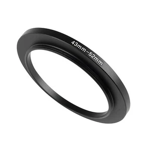 43mm to 52mm Step-up Adapter Rings,Black,Step Up Ring,Step-Down Rings Filter ... - Picture 1 of 7