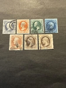 US Stamps Scott #182-188…used Ng - Picture 1 of 2