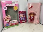 Pretty In Plaid Strawberry Shortcake Berry Best Friends Bandai 2002 With Cat