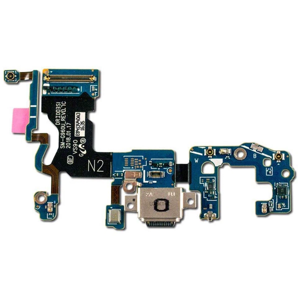 Cable flexible de micrófono base cargador puerto de carga USB Samsung Galaxy S9 G960U Foto 1 de 1