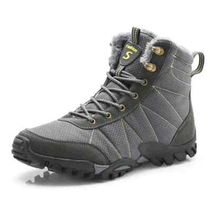 Botas de nieve impermeables al aire libre para hombres y mujeres Zapatos de senderismo cómodos cálidos - Imagen 1 de 22