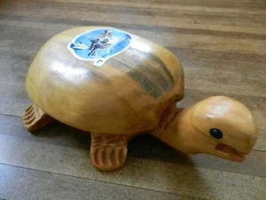 Grateful Dead Terrapin Station große handgeschnitzte Holzschildkröte - Bild 1 von 7