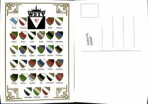635847,Studentika WSTV Herulia Rhaetia Guelfia Vandalia Wappen - Picture 1 of 1